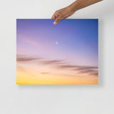 Crescent Moon Sunrise by Lily Nova