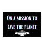 On A Mission To Save The Planet sticker
